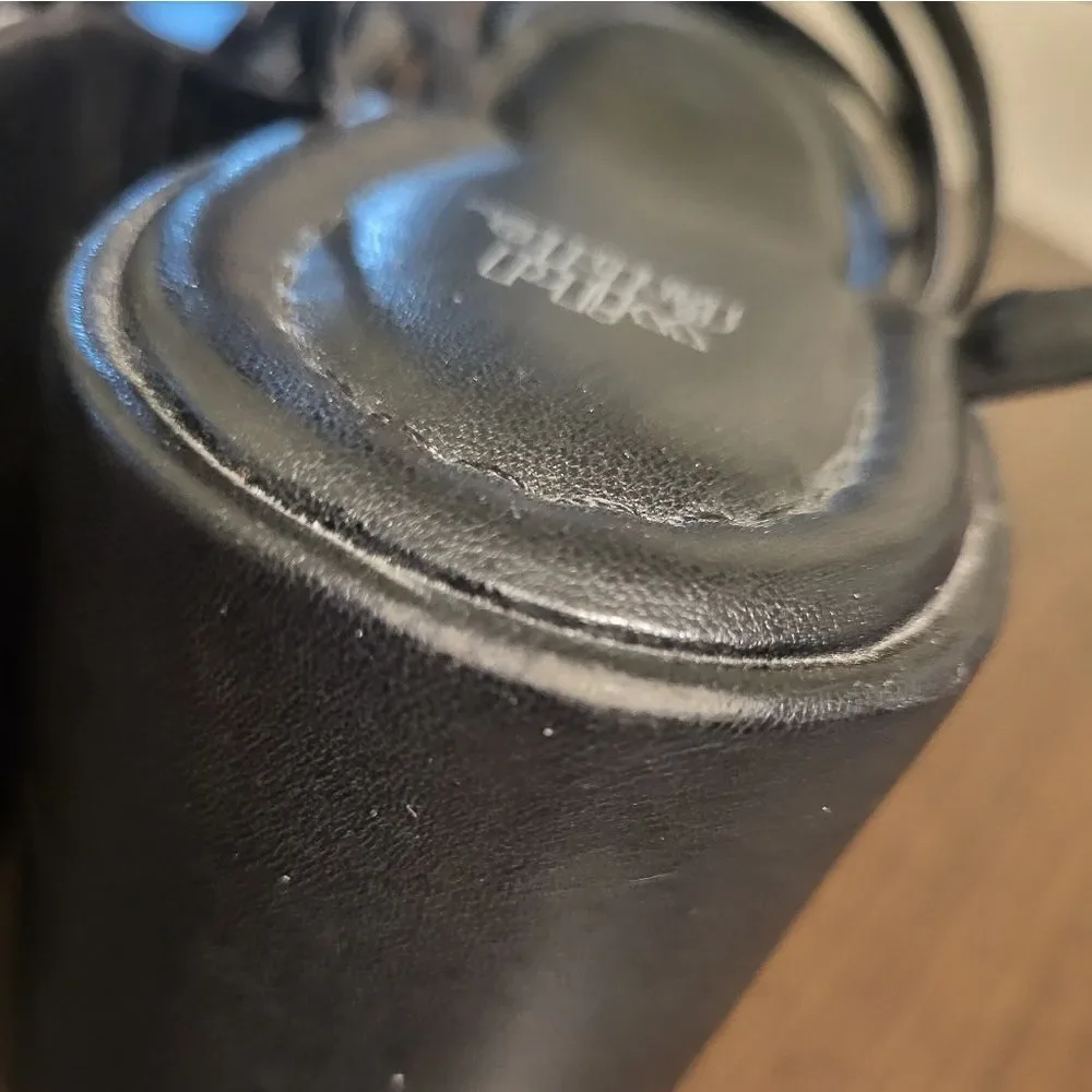 Wild Fable Black Strappy Platform Vegan Leather Womens Sandals, Size 9.5 NEW - Picture 11 of 12